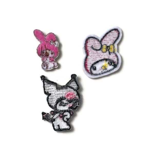 My Melody 3 pc. Embroidered Patches - Picture 3 of 3